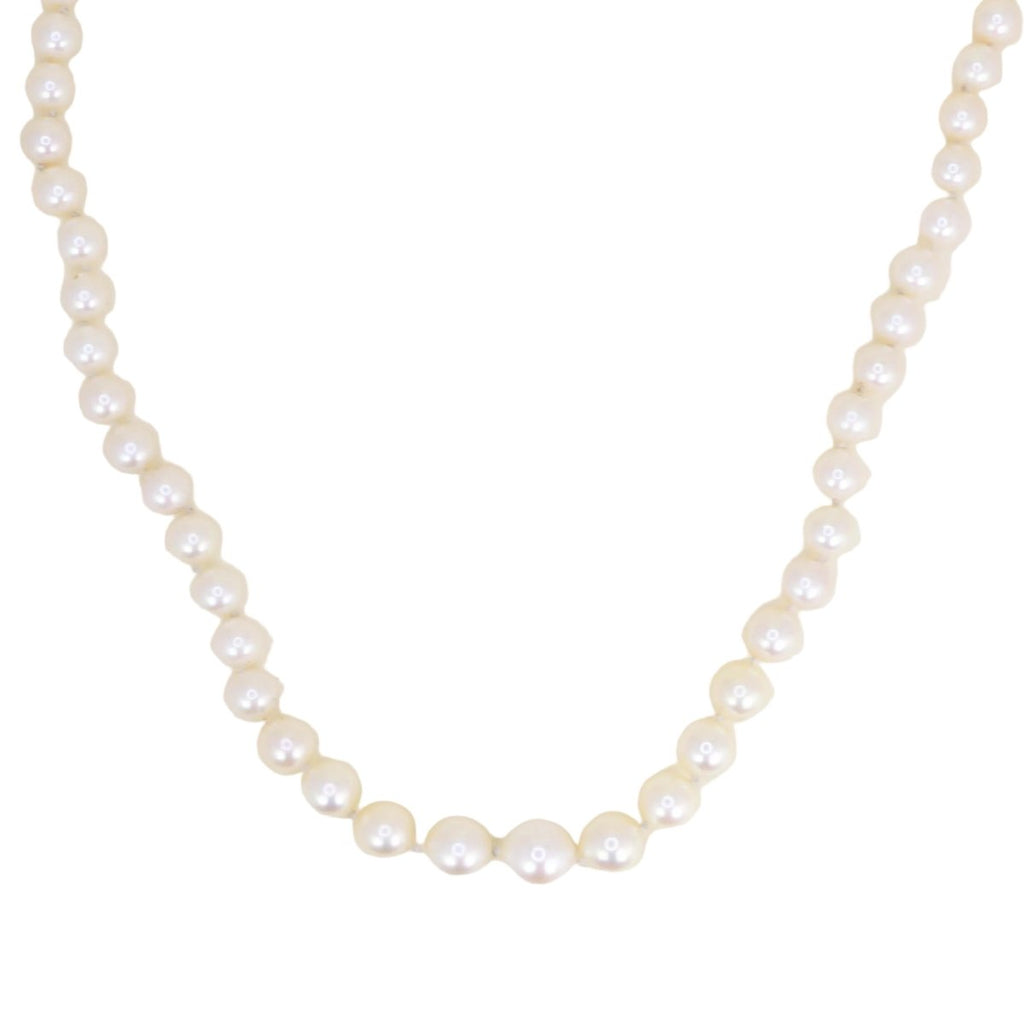 Collier Perles BOUCHERON en or blanc