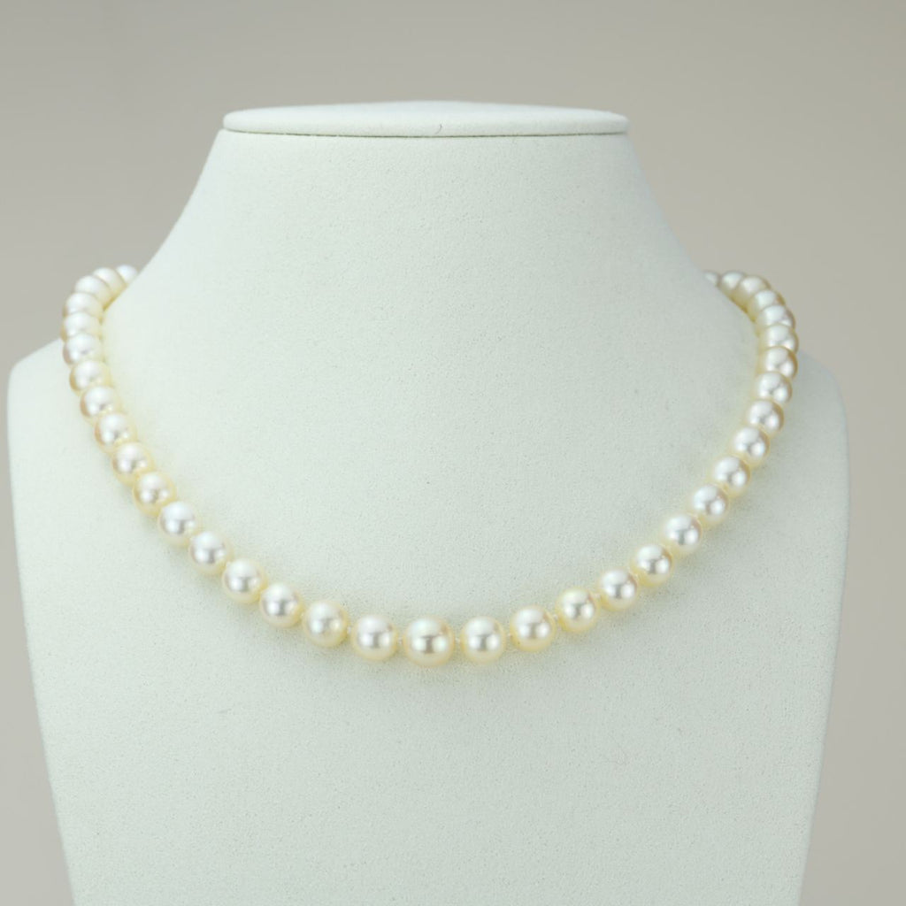 Boucheron Pearl and Diamond Platinum Necklace